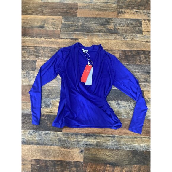 Pure Collection Tops - Pure Collection Soft Jersey Wrap Top size 8/10‎ NWT